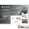 interiora architecture interior design service elementor pro template kit