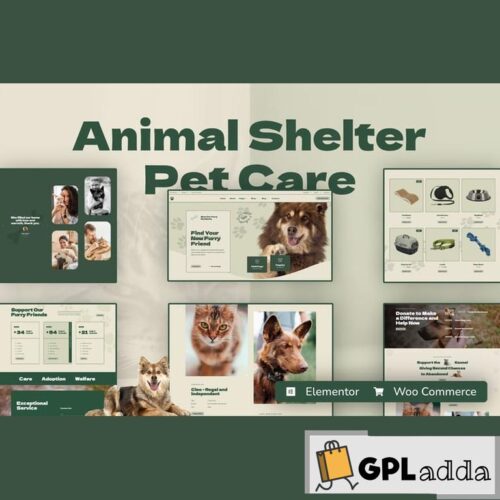 Kenneli - Animal Shelter & Pet Care Elementor Pro Template Kit