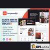 keywordly digital marketing agency elementor template kit