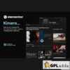 kinerio video production agency elementor template kit
