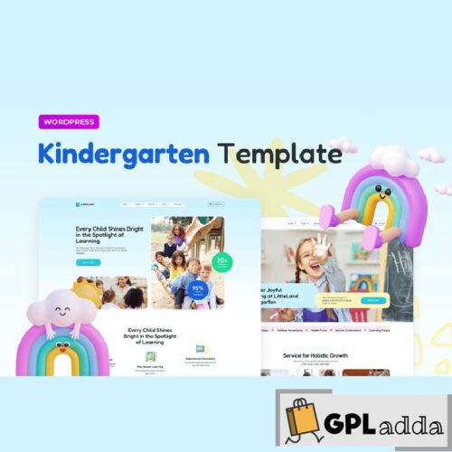 LittleLand - Kindergarten Template Elementor Pro Template Kit