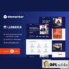 lunaria multipurpose business elementor template kit