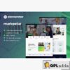 markeetar digital marketing agency elementor pro template kit
