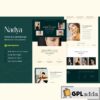 nadya skincare dermatology elementor template kit
