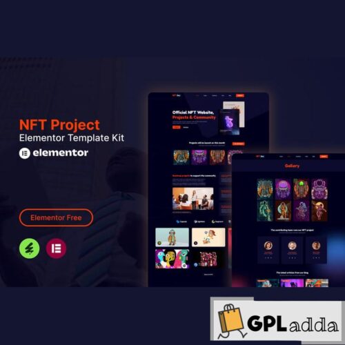 NFTku - NFT Project Elementor Template Kit