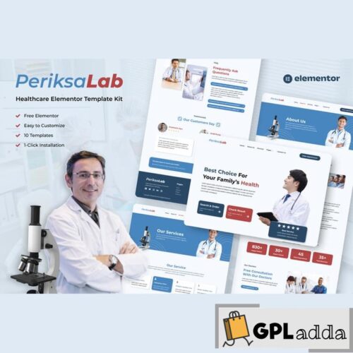 Periksalab - Healthcare & Medical Clinic Template Kits