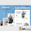 pipowork plumbing service business elementor template kits