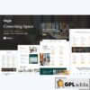 qerja coworking space wordpress elementor template kit