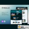 realux real estate elementor template kit