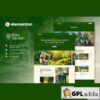 risegarden landscape gardening service elementor template kit