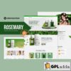 rosemary health beauty brand elementor template kit