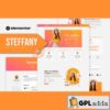 steffany cv resume elementor pro template kit