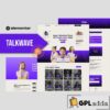 talkwave podcaster elementor template kit
