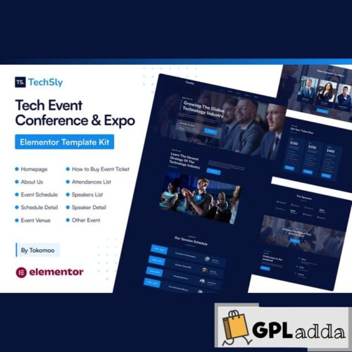 TechSly - Tech Event Conference & Expo Elementor Pro Template Kit