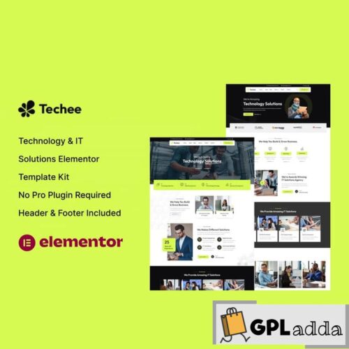 Techee - Technology & IT Solutions Elementor Template Kit