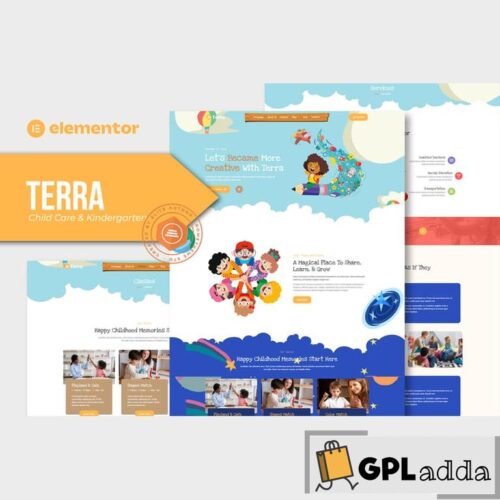 Terra - Child Care & Kindergarten Elementor Template Kit