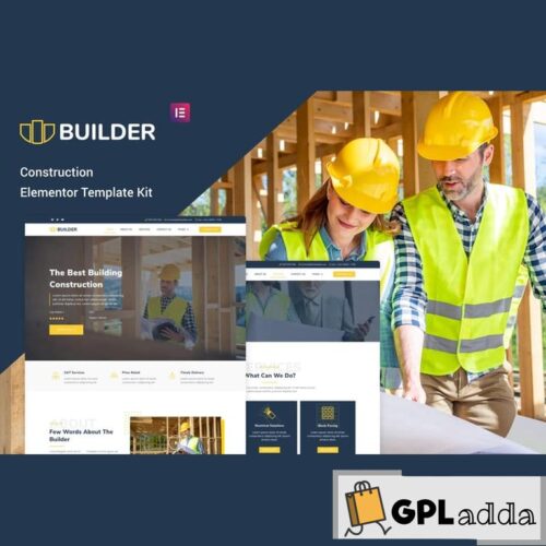 The Builder - Construction & Architecture Elementor Template Kit