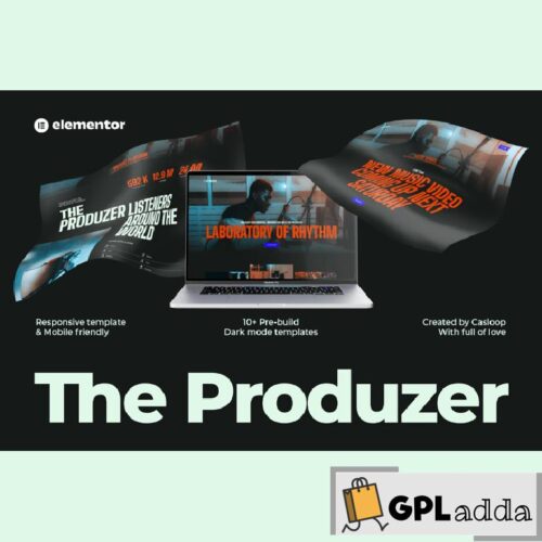 The Produzer - Music & Band Elementor Template Kit