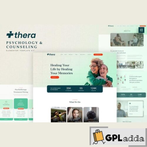 Thera - Psychology & Counseling Elementor Template Kit