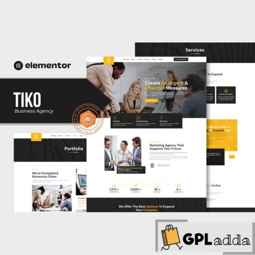 Tiko - Business Agency Elementor Template Kit