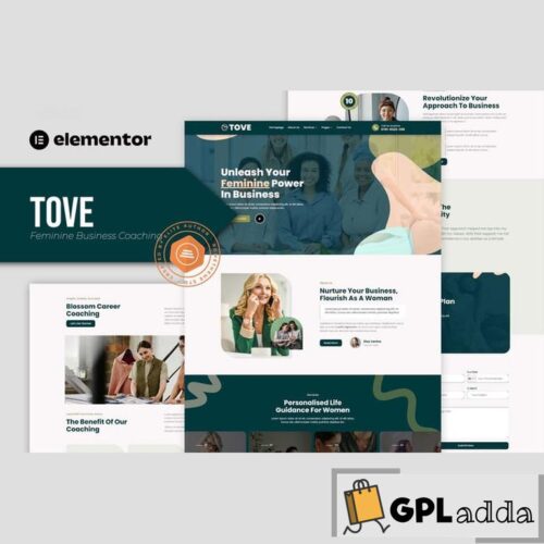 Tove - Feminine Business Coaching Elementor Template Kit