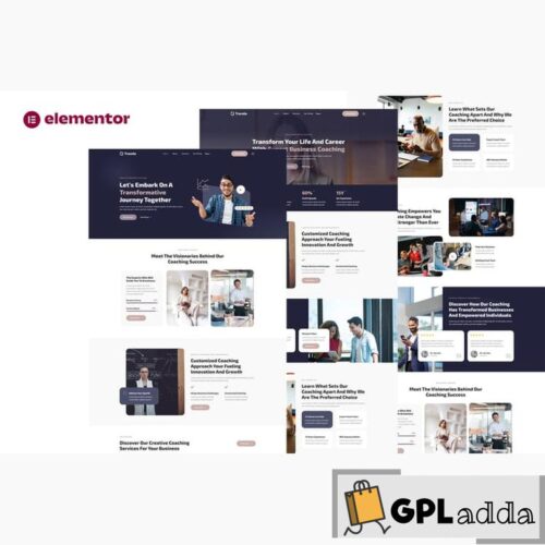 Trenda - Creative Business Coaching Elementor Template Kit