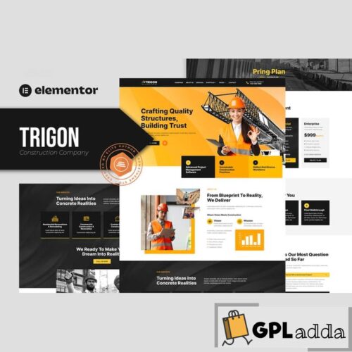 Trigon - Construction Elementor Template Kit