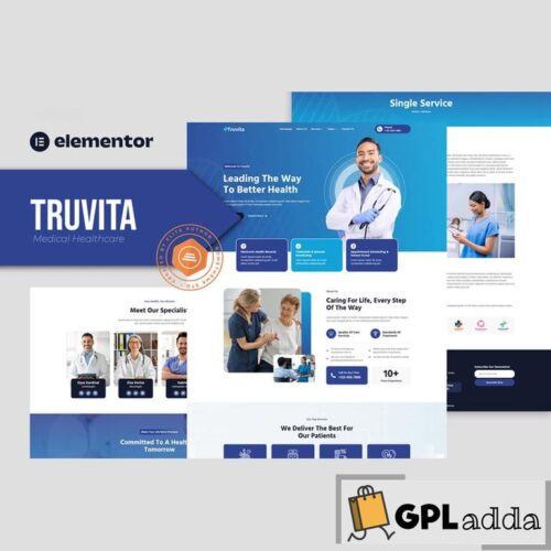 Truvita - Medical Healthcare Elementor Template Kit