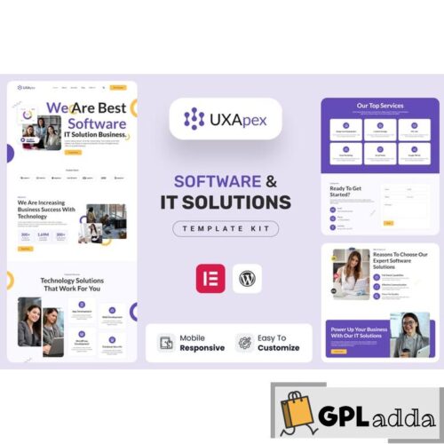 UXApex - IT Solutions & Services Company Elementor Template Kit