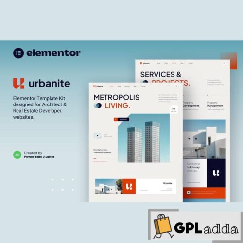 Urbanite - Architect & Real Estate Developer Elementor Template Kit