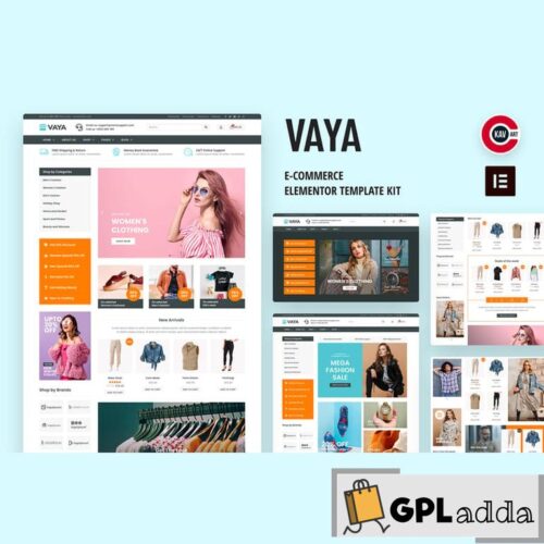 Vaya - E-commerce Elementor Template Kit