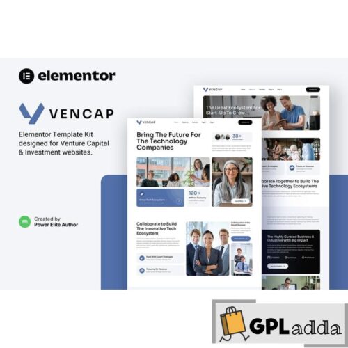 Vencap - Venture Capital & Investment Elementor Template Kit