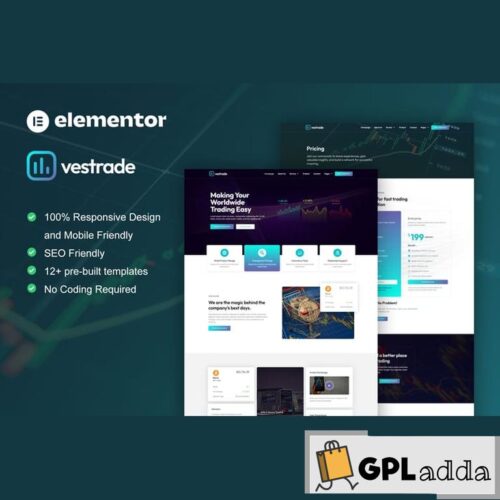 Vestrade - Trading & Investment Elementor Template Kit