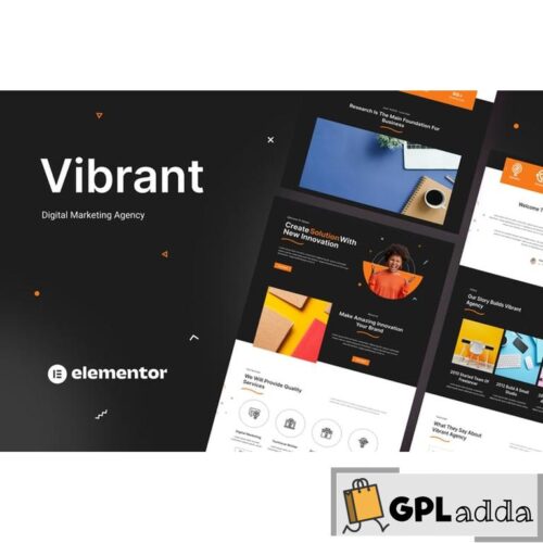 Vibrant - Digital Agency Elementor Template Kit