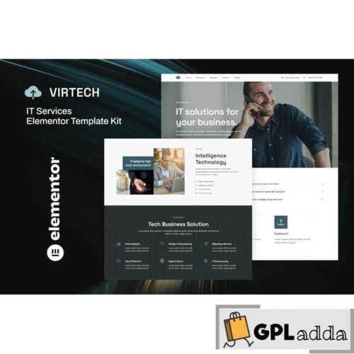 VirTech - IT Services Elementor Template Kit