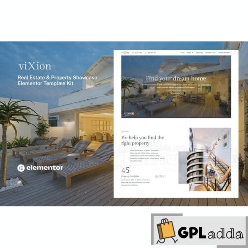 Vixion - Real Estate & Property Showcase Elementor Template Kit