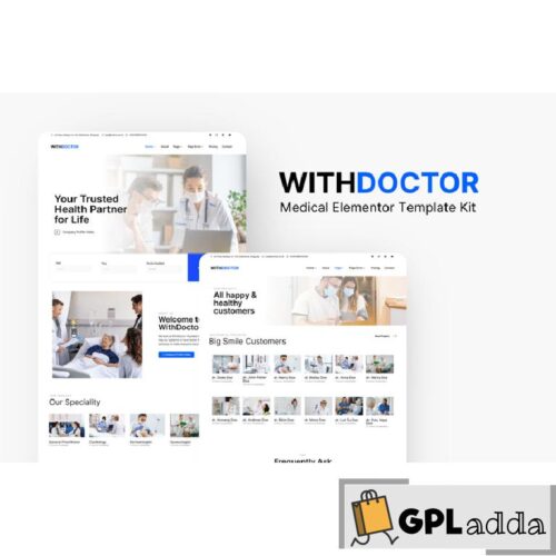 WithDoctor - Medical Elementor Template Kit