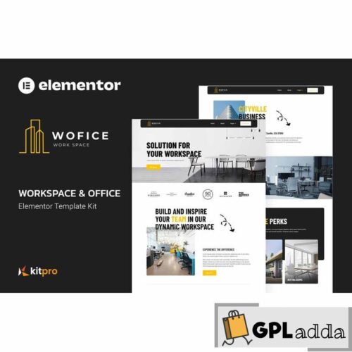 Wofice - Workspace & Office Elementor Template Kit