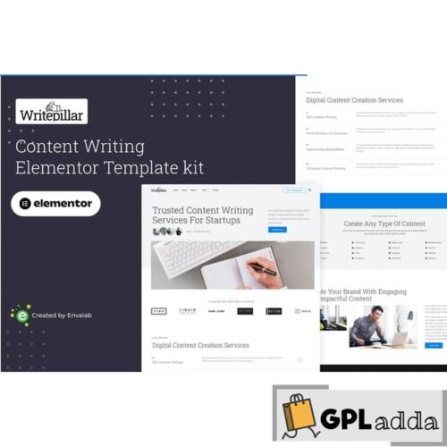 Writepillar - Content Writing Services Elementor Template Kit