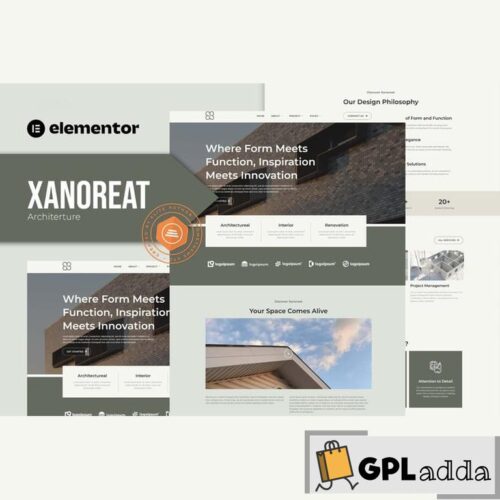 Xanoreat - Architecture Elementor Template Kit