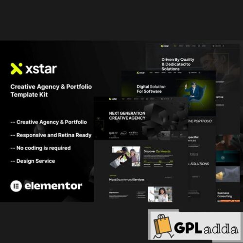 Xstar - Creative Agency & Portfolio Template Kit