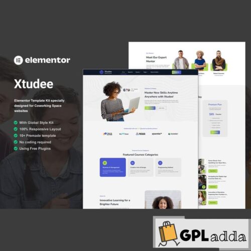 Xtudee - Online Course Elementor Template Kit