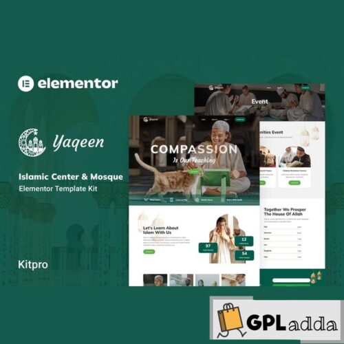 Yaqeen - Islamic Center and Mosque Elementor Template Kit