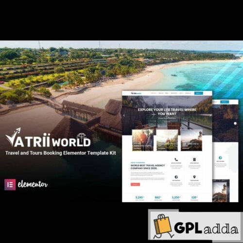 Yatriiworld - Travel & Tours Booking Elementor Template Kit