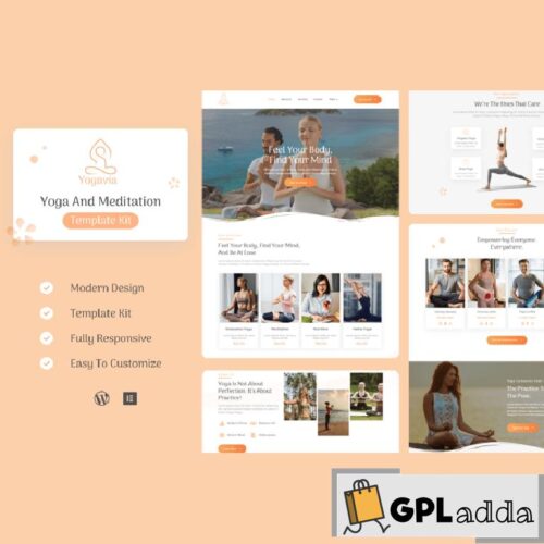 Yogavia - Yoga & Meditation Elementor Template Kit