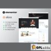 aksa yoga teacher studio elementor template kit