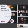 alasia model agency elementor template kit