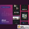 alcor dark real estate elementor template kit