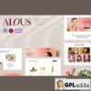 aloualous beauty skin care ecommerce elementor pro template kit