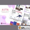 alta creative agency elementor template kit
